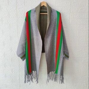 Gray- Stylish Warm Cashmere/Shawl for women